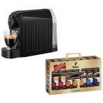 Espressor Tchibo Cafissimo easy Black, 1250 W, 3 presiuni, 650 ml, Negru + 70 capsule