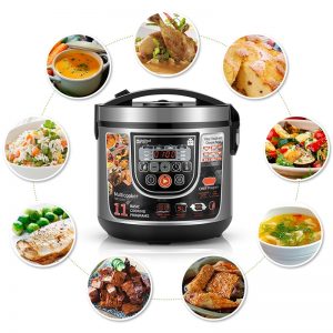 Multicooker ForMe, 11 programe, 860W, 5L, Afisaj cu LED, Functie Keep Warm, Temporizare, Reglare a temperaturii, Negru