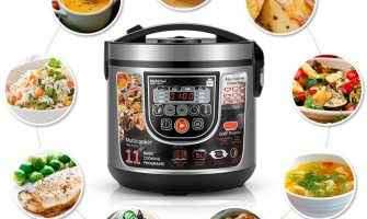 Multicooker ForMe, 11 programe, 860W, 5L, Afisaj cu LED, Functie Keep Warm, Temporizare, Reglare a temperaturii, Negru