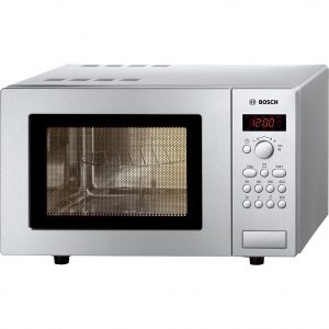 Cuptor cu microunde Bosch HMT75G451, grill 1000 W, microunde 800 W, 17 L, dezghetare, Display